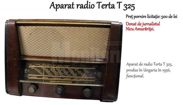 Aparat de radio funcţional Terta T 325– preţ de pornire licitaţie: 500 de lei