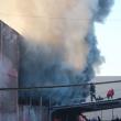 Centrul Comercial Rozita din Şcheia, mistuit de flăcări