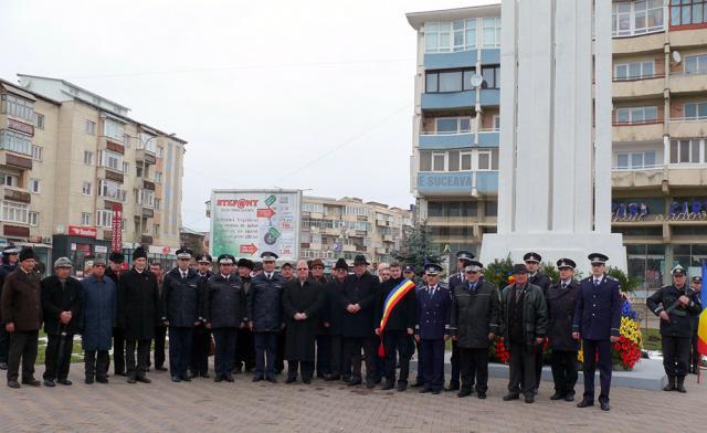 Comemorarea eroilor martiri căzuţi în Revoluţia din decembrie 1989, la Fălticeni