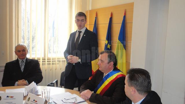 Luca-Marius Ciubotaru, a primit, ieri după-amiază, titlul de Cetăţean de Onoare al municipiului Rădăuţi