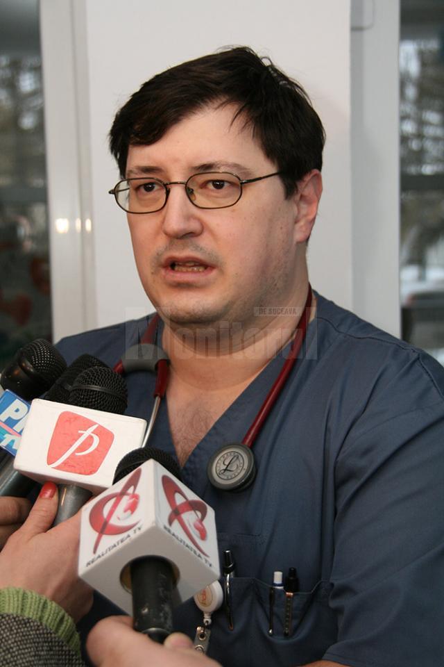 Dr. Tiberius Brădăţan: „Numărul bolnavilor care au ajuns la Urgenţe în preajma Crăciunului a fost la fel de mare ca de obicei”