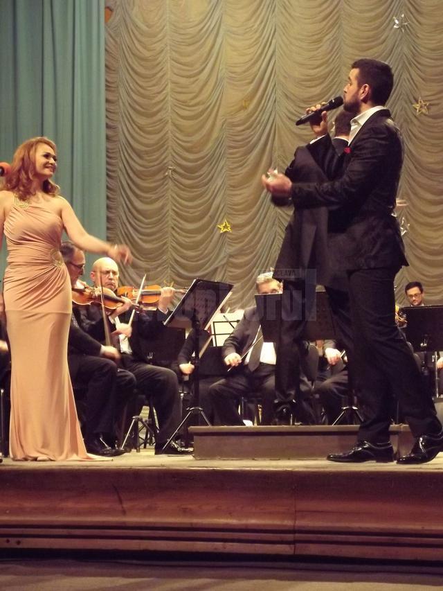 Soprana Mediana Vlad si tenorul Vlad Mirita, intr-un duet emotionant pe scena Casei de Cultura Suceava