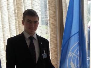 Luca Ciubotaru este vocea tinerilor din România în cadrul Organizaţiei Naţiunilor Unite (ONU)