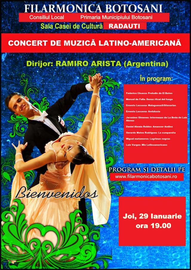 Concert de muzică spaniolă şi latino-americană