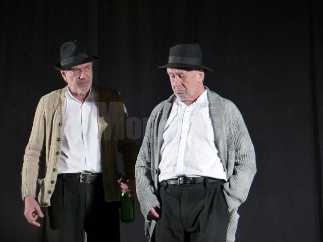 Actorii Marcel Iureş şi George Mihăiţă, pe scena suceveană