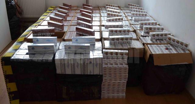 Depozit de ţigări de contrabandă, de 40.000 de euro, descoperit la Straja