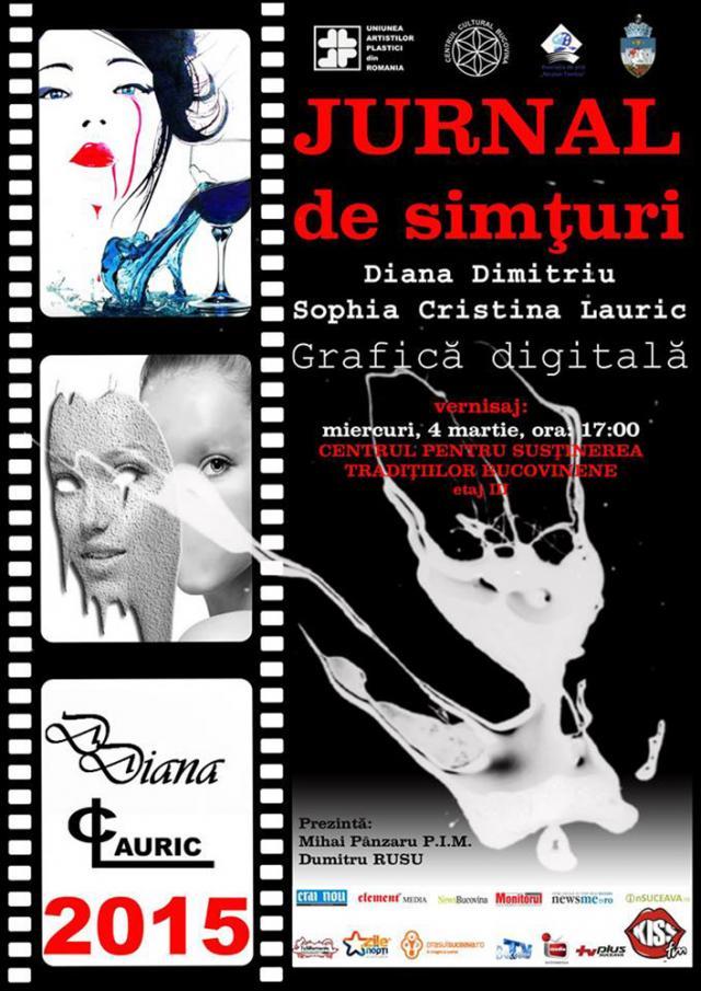 Expoziţia de grafică digitală „Jurnal de simţuri”