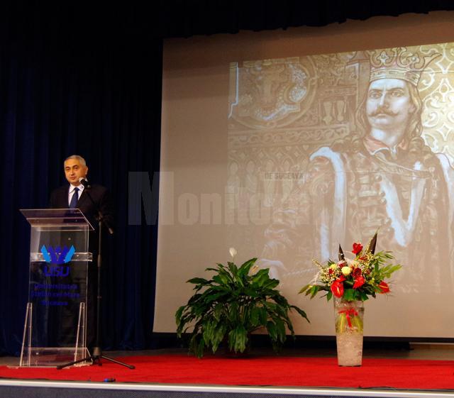 Festivitate aniversară a unui sfert de veac de la transformarea institutului sucevean în Universitatea „Ştefan cel Mare”