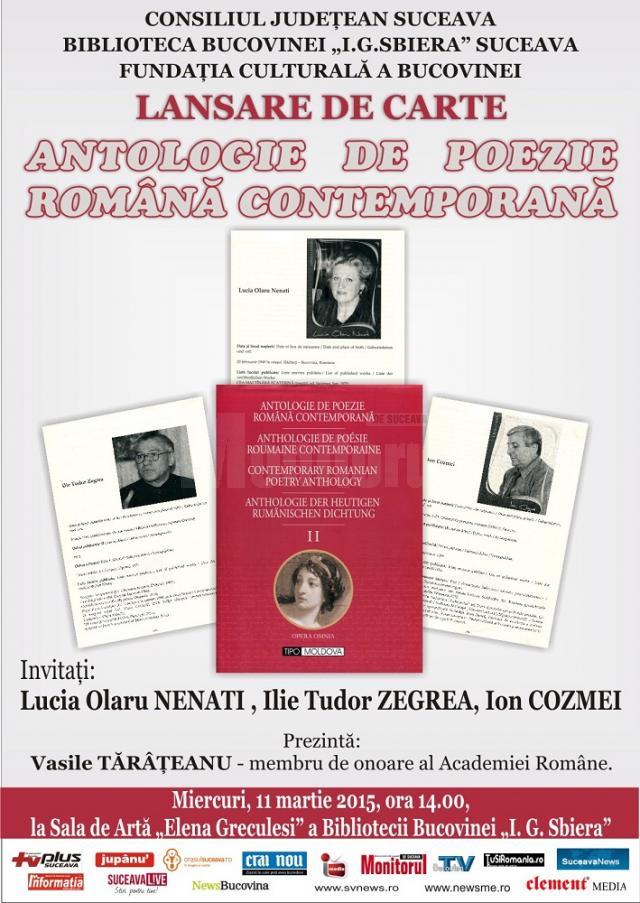 Lansarea cărţii „Antologie de poezie contemporană”