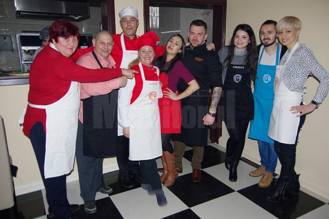 Concurenţii de la MasterChef au venit la Suceava pentru a fi alături de George şi Isadora la deschiderea Restaurantului Copa Cabana