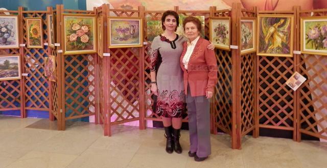 Expoziţia „Misterul diafan al culorii” semnată de artista Cristina Hreamătă-Macoveiciuc, la Iulius Mall