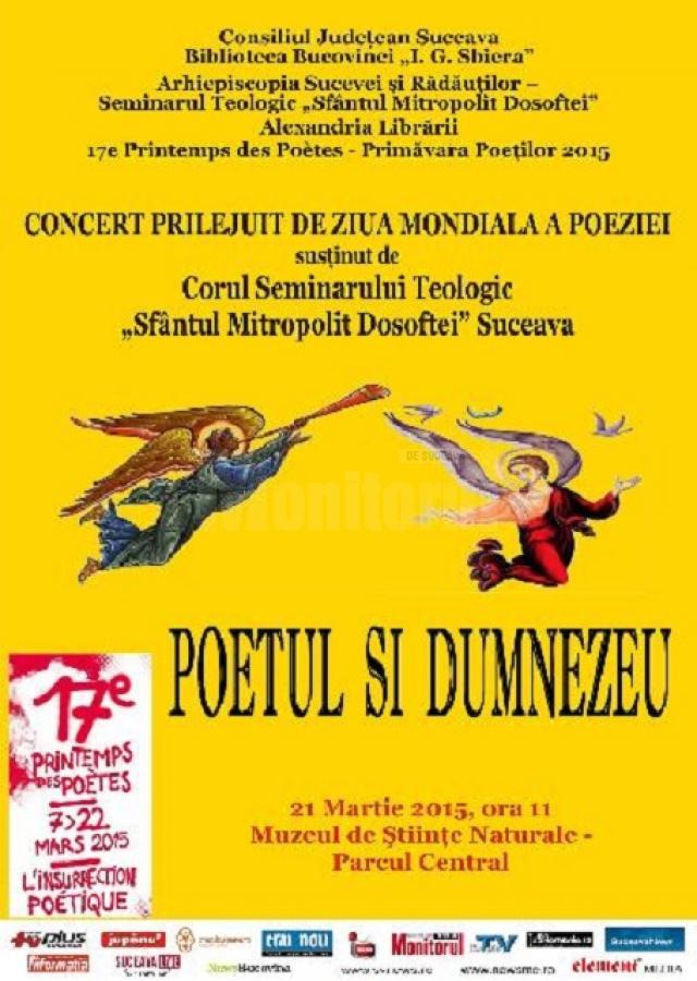 Concertul „Poetul şi Dumnezeu”, la Muzeul de Ştiinţele Naturii Suceava