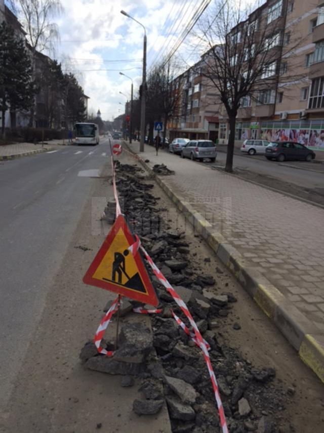 Mizeria lăsată în urmă după lucrările celor de la Pfeiffer