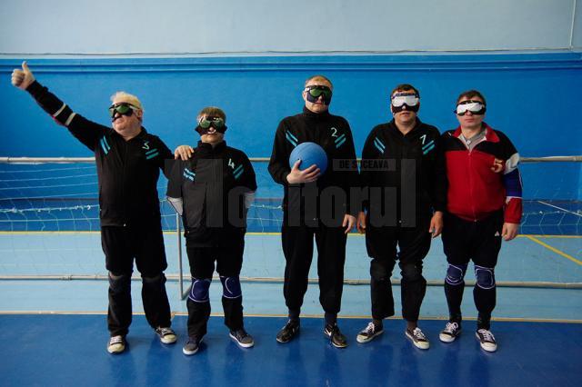 Nevăzători din patru judeţe au participat la faza zonală a Campionatului de Goalball