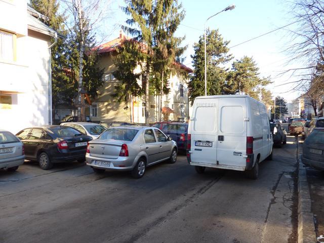 Strada Vasile Bumbac, aproape tot timpul supraaglomerată