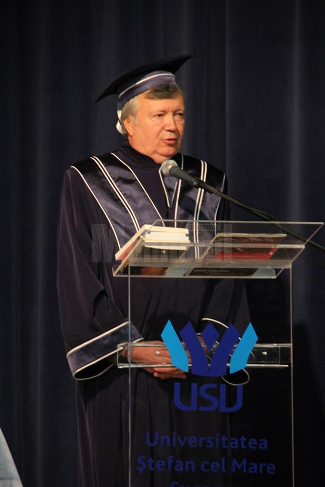 Alexandru Mironov a primit titlul de Doctor Honoris Causa al Universităţii „Ştefan cel Mare”
