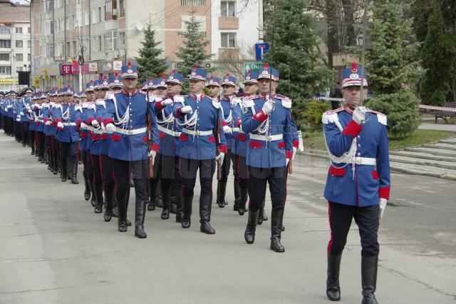 Jandarmii suceveni au primit Drapelul de luptă al inspectoratului