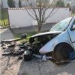 Accidentul s-a produs vineri după-amiază, în jurul orei 17.00, pe DN 17, în localitatea Şieu Măgheruş, în judeţul Bistriţa-Năsăud. Foto: bistriteanul.ro