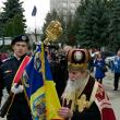 Jandarmii suceveni au primit Drapelul de luptă, simbol al onoarei, vitejiei şi al gloriei militare