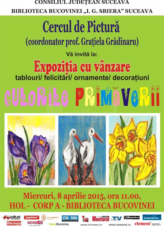 Expoziţia cu vânzare „Culorile primăverii”