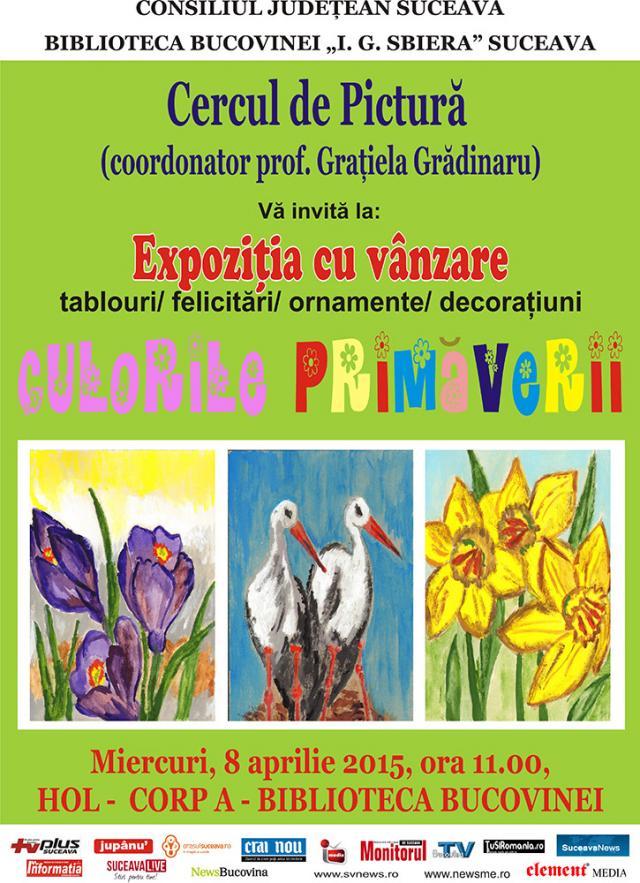 „Culorile primăverii” - tablouri, felicitări, ornamente, decoraţiuni