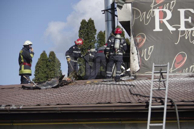 Alarmă de incendiu la restaurantul Padrino din Suceava