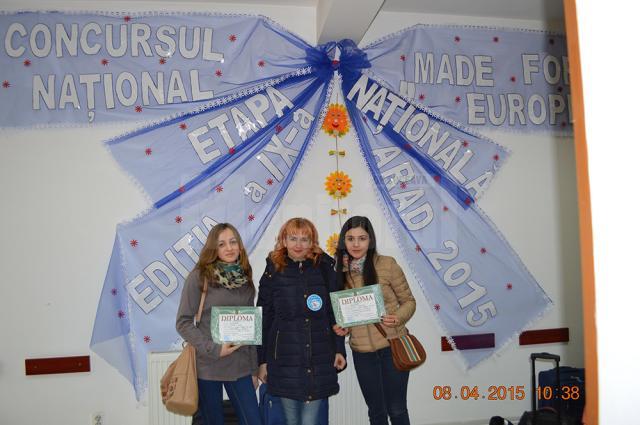 Liceul Teoretic Ion Luca Vatra Dornei, pe locul IV la etapa naţională a Concursului Made for Europe