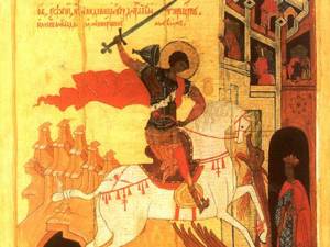 Sfântul Mare Mucenic Gheorghe, pomenit în calendarul ortodox, astăzi, 23 aprilie