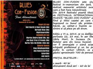 Festivalul internaţional „Blues Con-Fusion”