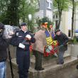 Ceremonialul a fost organizat în parcul central la monumentul eroilor români