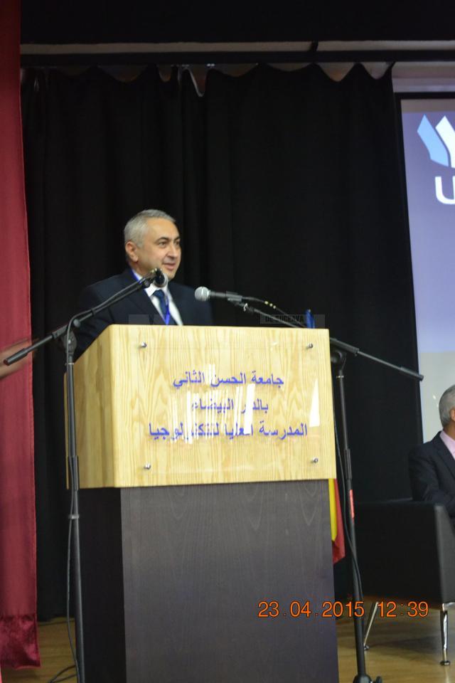 Delegaţie a Universităţii „Ştefan cel Mare”, în vizită la cea mai mare universitate din Maroc