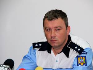 Comisarul Petrică Jucan, şeful Serviciului de Poliţie Rutieră Suceava