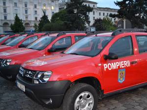 Patru autoturisme Dacia Duster au intrat zilele trecute în dotarea Inspectoratului pentru Situaţii de Urgenţă (ISU) Suceava