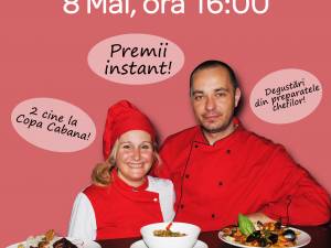 Spectacol culinar cu chef Isadora şi chef George, la hipermarketul Carrefour din Suceava