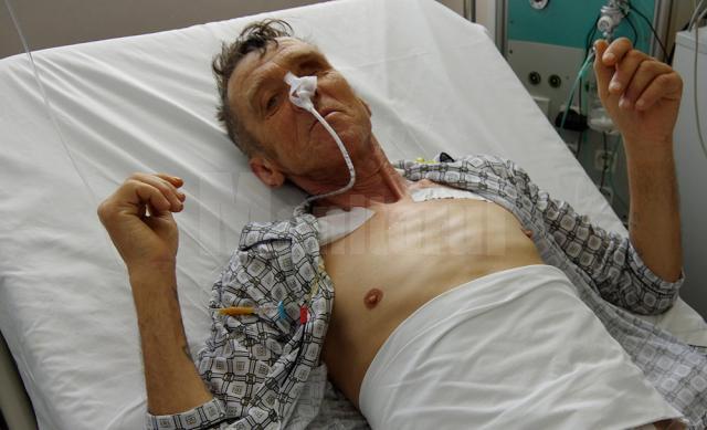 Pacientul cu vezica nouă, Ioan Lazăr, în vârstă de 61 de ani, din Preuteşti