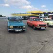 Trei dintre maşinile care au reprezentat Suceava la Întâlnirea naţională Dacia Clasic