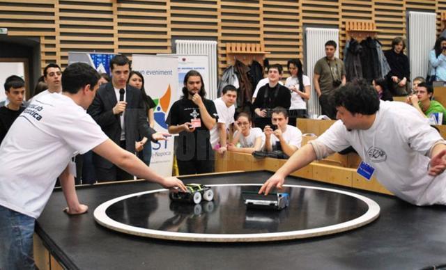 Suceveancă premiată în cadrul unui concurs de roboţi sumo