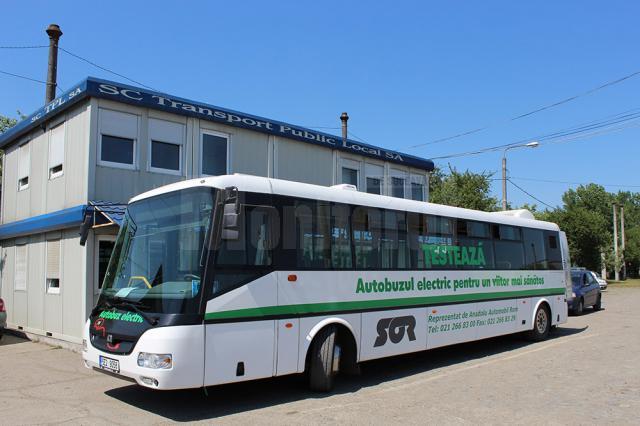 Autobuzul electric produs în Cehia circulă de astăzi pe străzile Sucevei