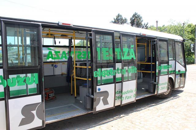 Autobuzul electric cu care se poate merge gratuit în Suceava circulă pe linia 2