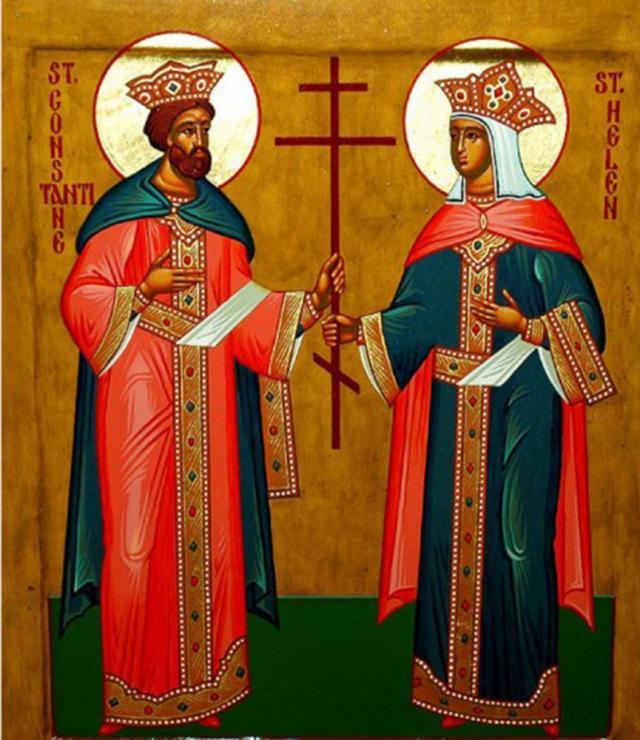 Sfinţii Constantin şi Elena. Foto: doxologia.ro