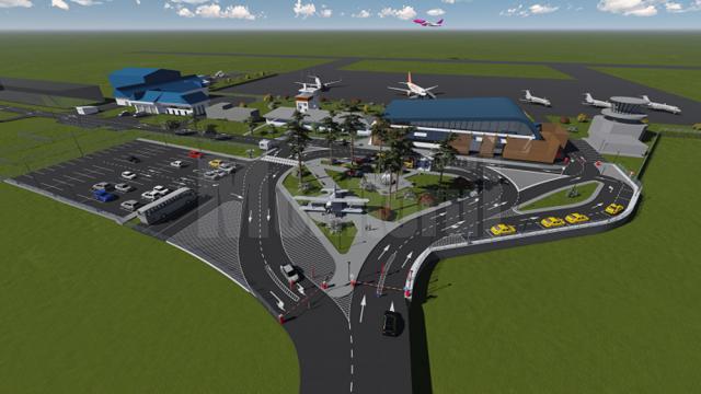 Aşa va arăta Aeroportul Suceava după finalizarea lucrărilor de modernizare
