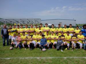 Echipa de rugby sub 15 ani a clubului CSM Suceava