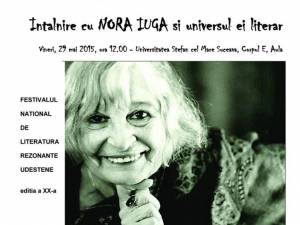 Întâlnire cu Nora Iuga şi universul ei literar