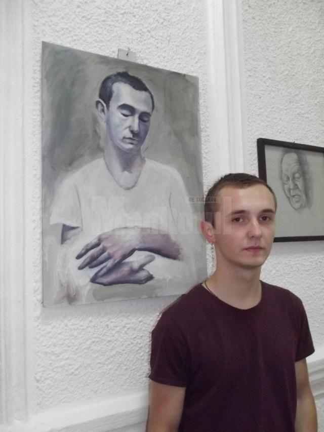 Matei Dumitriu, un tânăr talentat care doreşte să devină artist