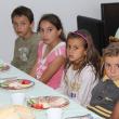 O parte din cei 70 de copii care iau masa zilnic la Casa Vladimir, de un an de zile