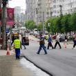 Sens unic pe bulevardul George Enescu din Suceava, din cauza asfaltării