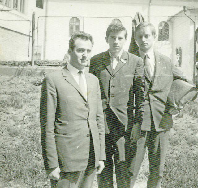 Prof. Ion Ţăranu, Ştefan Gheorghe Pentiuc şi Tiberiu Ţugui