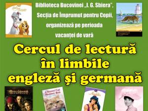 Cerc de lectură în limbile engleză şi germană, la Biblioteca Bucovinei