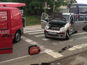 Accidentul s-a produs pe trecerea de pietoni, pe E 85, pe drumul care leagă Suceava de Fălticeni