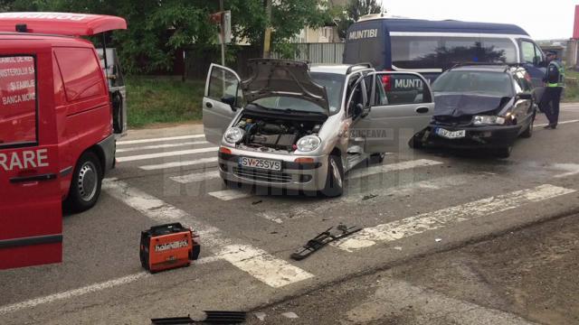 Accidentul s-a produs pe trecerea de pietoni, pe E 85, pe drumul care leagă Suceava de Fălticeni